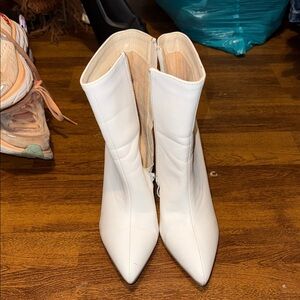 White Ankle Boots